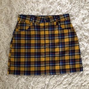 Plaid Skirt